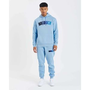 Sports Hoodrich Track -Suit Lettere asciugamano con cappuccio invernale ricamato inverno per uomini colorati blu solido topsweater a buon mercato