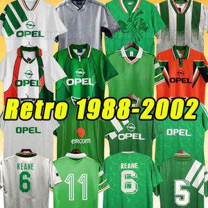 Keane Retro Futbol Formaları 88 90 92 94 96 97 98 1990 1992 1994 1996 1997 1998 İrlandalı McGrath Futbol Gömlek Staunton üniforma Vintage Maillot Iire1ands Camiseta de Futebol