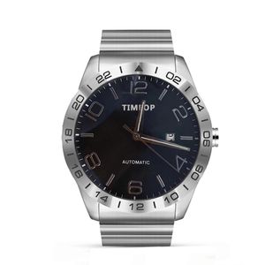 Mens Watch Luxury Designer 2813 Movimento Automático Relógios Para Homens Aço Inoxidável Preto Prata Relógios De Pulso Pulseira De Couro Montre De Luxe Menwatch