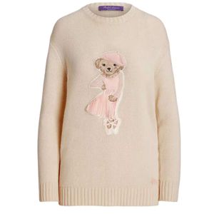 Designer Women's Winter Polo Laurens Bear Sweater Cartoon Pullover Casual Fashion Knit Hoodie 2024 New Long Sleeves Embroidered Crew Neck Shirts H1YP9IR9