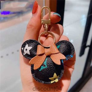 Accessories Designer Keychain Mouse Diamond Key Chain Design Car Chains Bag Charm Favor Flower Pendant Jewelry Keyring Fashion Pu 4603l47o