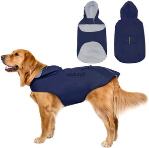 Hundkläder reflekterande hundar regnrock hund regnrock för små stora hundar vattentäta kläder gyllene retriever labrador regn cape pet costumesvaiduryd