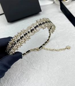 20 Stil dubbel bokstav c hänge halsband 18k guldpläterad crysatl pärla sträng tröja halsband kvinnor bröllop fest juveler 34333