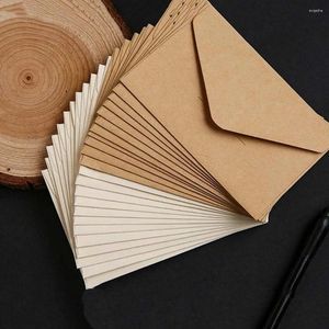 Present Wrap Card Cover Office Supplies Letter Papper Stationery Small Envelope Window Kraft Blank Holder