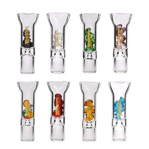 glass filter tip multicolour cigarette drip tip smoking pipe with colorful diamonds inside Smoking Accessories