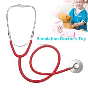 Nya verktyg Workshop Kids Stetoskop Toy Simulation Doctor's Toy Family Parent-Child Games Imitation Plastic Stetoskop Tillbehör 7 Färger