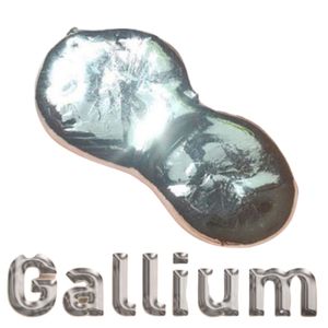 50G GALLIUM METAL 99.99 ٪ High Purity GA Element Collection Hobbies