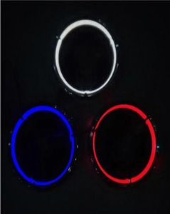 5D Araba Rozetleri LED Logo Işık Otomatik Amblem Beyaz Kırmızı Mavi Ampul Arka Stil Rozeti Lambası Harici Işıklar9708828