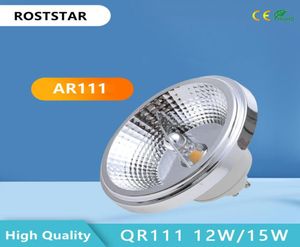 G53GU10 Lampadina ES111 QR111 AR111 Downlight LED 12W Faretti Luci COB Natura calda Bianco freddo Ingresso DC 12VAC85265V Dimmerabile5187139