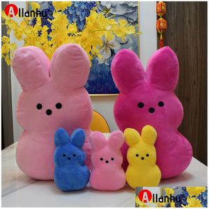 38 Cm 15 Cm Peeps P Bunny Coniglio Peep Giocattoli di Pasqua Simation Bambola di pezza per bambini Bambini Cuscino morbido Regali Giocattolo per ragazza Drop Deliv Dhdmi