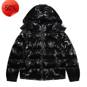 Men's Jackets Top Trapstar Coats Men Women Embroidery Shiny Black Irongate Jacket Detachable Hood High Quality Winter 2024