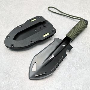 Tactical Hand Shovel Multifunction Camping Hiking Survival Tools Outdoor Small Garden Digging 240112