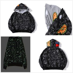 Çift Kapak Tasarımcı Hoodie Mens Hoodie Hoodies Tasarımcı Aydınlık Kadın Sweatshirts Mektupları Camo Büyük Boyu Pamuk Zip Sweaters Hoodys HARDIGAN A3