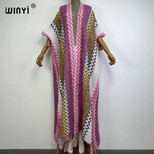 Winyi mulher inverno borla malha cardigan casaco solto natal moda hipster vestido de festa grosso quente tamanho livre feminino cloke 240112