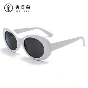 Дизайнерские солнцезащитные очки Jeter 9750GD Meiya Fengfan Alien Oval Sunglasses Корейский китайский шикарный бренд Yuansu.com Красные солнцезащитные очки NCHJ