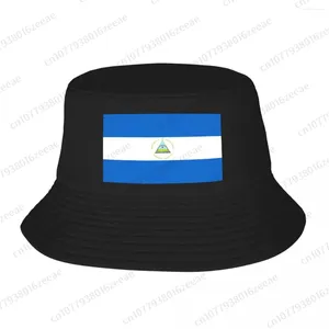 Basker nicaragua flagga sommar fiskare hattar utomhus solskydd fiske jakt mössa män damer hatt
