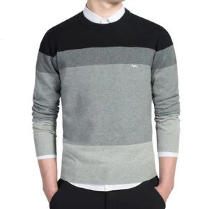 봄 캐주얼 남성 폴로 스웨터 100%면화 harmont 남성 풀오버 스웨터 슬림 한 넥타