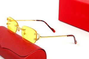 Óculos de sol clássicos de luxo para homem e mulher designer de moda decorar óculos unissex quadros proteção para os olhos vermelho bl