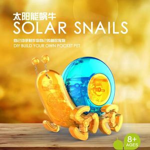 Science Experiment Solar Toys DIY Robot Snail Building Powered Learning Tool Education Technological Gadgets Kit For Kids 240112