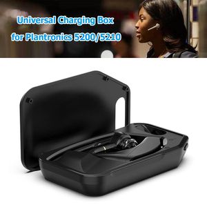 Tillbehör Universal Earphone Charging Box Headset för Plantronics Voyager 5200 5210 Stöder Micro USB -laddning Kabelskyddsfall