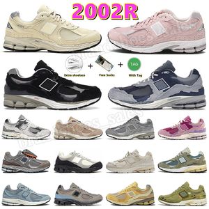 2002R New Balanace Shoes Running Packer Package Pack Arctic Gray on Clouds Cherry Pink Bone Mens Women Luxury New Blance 2002r Sneakers Platformals 36-45
