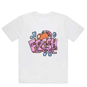 Damen T-Shirt Gothic Hip Hop Street Retro T-Shirt Herren Kawaii Textdruck Lässig Kurzarm Extra Groß Harajukuephemeralew