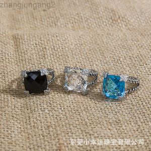 デザイナーのデビッドユマンジュエリーブレスレットデビッドの人気のケーブルボタンワイヤースクエア15mmリングアクセサリー人気の販売リングアクセサリー