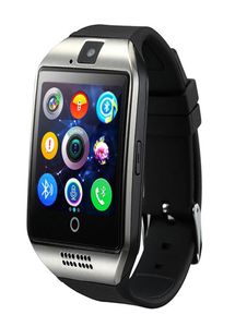 Smart Watches Q18 Bluetooth Smartwatch för Apple iPhone iOS Samsung Android -telefon med SIM -kort slot armband smart watch9778448