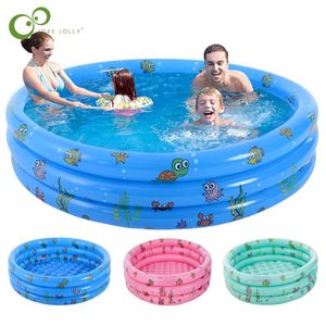 Piscina per bambini all'aperto per interni portatile da 100/130/150 cm Addensare PVC Estate Gonfiabile Piscina a tenuta stagna Giocattolo acquatico DDJ 240112