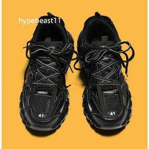 Designer Buty Track 3 3.0 3xl Paris Mężczyźni Kobiety Triple S Casual Shoes Sock White Black Sneakers Track 9 9.0 Tess.s. Nylonowy drukowany trener Gomma Buty platformowe 4