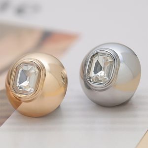 JW3046 C240001 Customização de luxo Moda feminina Decorativa Diamante Botões de metal embutido