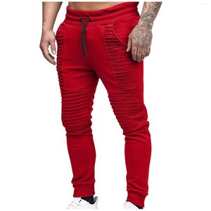 Мужские джинсы Мужские спортивные повседневные брюки для бега Легкие походные рабочие брюки Уличные льняные однотонные спортивные костюмы Pantalones Cargo