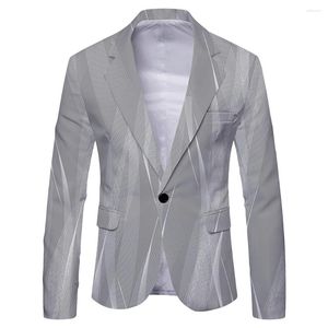 Men's Suits Workwear Fashion Casual Formal Suit Blazer Stylish Slim Jacket Coat With Button Top Ready For Business Work