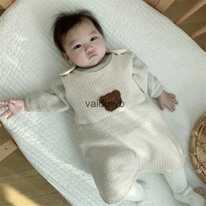 Sacos de dormir Estilo Coreano Bebê Saco de Dormir Urso Bebês Sleepsacks Pijamas para Recém-nascidos Macacão Criança Crianças Roupas Menino e Meninas New Bornvaiduryb