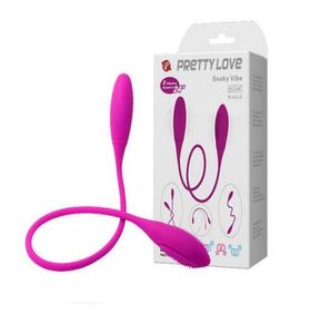 Vibratore con telecomando senza fili in silicone ricaricabile a 7 velocità Pretty Love Progettiamo Vibe 4 prodotti per giocattoli sessuali per adulti per coppie5874444