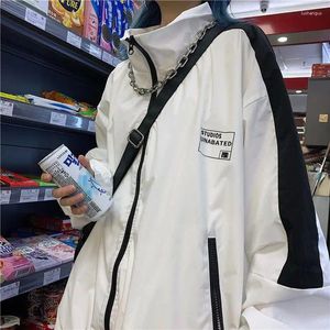 Giacche da donna Deeptown Harajuku Giacca da donna Oversize Giacca a vento con cerniera giapponese Y2k Streetwear Kpop Pista Goth Style Moda coreana