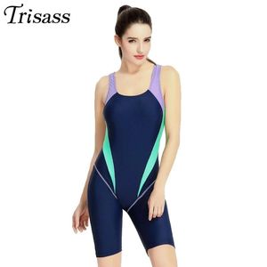 Indossa Trisass 2021 Professional One Piece Swimsuit Swimming Sports Aurora quinto pantaloni Donne Swimwear Body Agitional Body Monokini