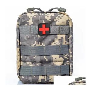 Pacchetti di primo soccorso Borse Emt Tattico Ifak Medical Molle Pouch Utilità militare Med Emergency Edc Sacchetti Kit di sopravvivenza all'aperto Suit F