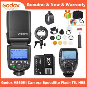 アクセサリーgodox v860iii v860iiic v860iiin v860iiis camera speedlite flash hss frash for canon sony nikon fuji olympus pentaxカメラ