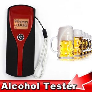 Testa alkohol Testdetekteringsverktyg Digital Alert Breath Tester LCD Display med hörbara varningar Snabbrespons Parkering Breatalyser Teste