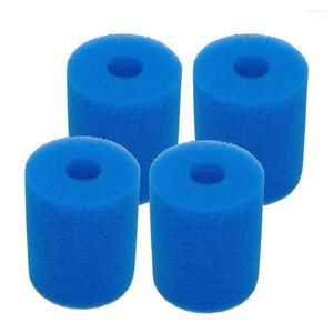 Tigelas 4 pacotes de esponja de cartucho de filtro de piscina para tipo H reutilizável lavável ferramenta de limpeza de banheira em-Tex