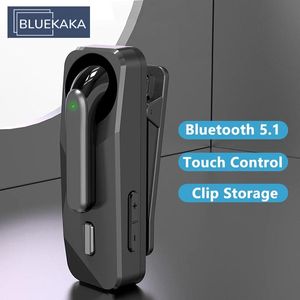 Fones de ouvido bluetooth 5.1 fone de ouvido sem fio negócios lavalier condução correndo lembrete chamada vibração handsfree móvel phon