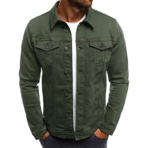 Весенне-осенние индивидуальные уличные топы, повседневные мужские куртки, джинсовые облегающие комбинезоны, модные брендовые удобные куртки 240112