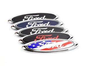 Abzeichen für die vordere Motorhaube, Original-Metall-Logo-Emblem, Auto-Heck-Kofferraum-Markenaufkleber für Ford Focus Old Mondeo, 156 cm, 99394081997730