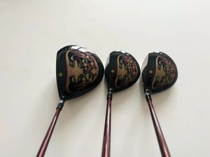 Marca 4 stelle HM 08 Woods HM 08 Golf Woods Donna Mazze da golf Driver Fairway Woods L-Flex Albero in grafite con coperchio della testa 240112