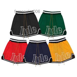 3a designer masculino rh limitado rhude shorts verão nadar curto na altura do joelho hip hop alta rua treinamento esportivo calças de praia dos homens cintura elástica