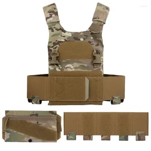 Jagdjacken Taktische Weste Plattenträger Set mit Mag Pouch Militärische Schießausrüstung Paintball Cs Army Gear Kampfwesten