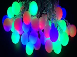 10M LED Lights z 50 -LED Ball AC220V Lampa dekoracyjna Festiwal Światów Świąteczne światła oświetlenia Outdorem 9073910