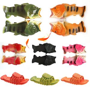 Designer Slide Fun Hausschuhe Damenschuhe Familie Wohnschuhe Herren Sommer Strandschuhe Jungen Unisex Neue Fisch- und Hummer-Hausschuhe