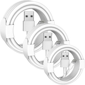 Szybkie kable ładujące 1m 3 stopy 2m 6 stóp typu C USB-C Mikro kabel dla Samsung Galaxy S10 S20 S22 S23 Huawei HTC LG Android Telefon z Box LL